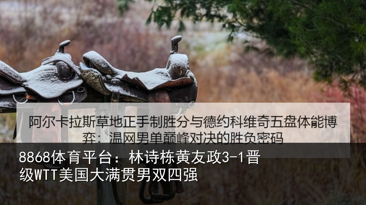 8868体育平台：林诗栋黄友政3-1晋级WTT美国大满贯男双四强
